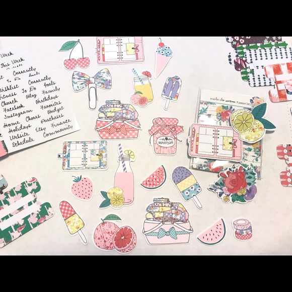 SOLD TPS Planner Society Tab Washi Note Die Cuts - Picture 3 of 8